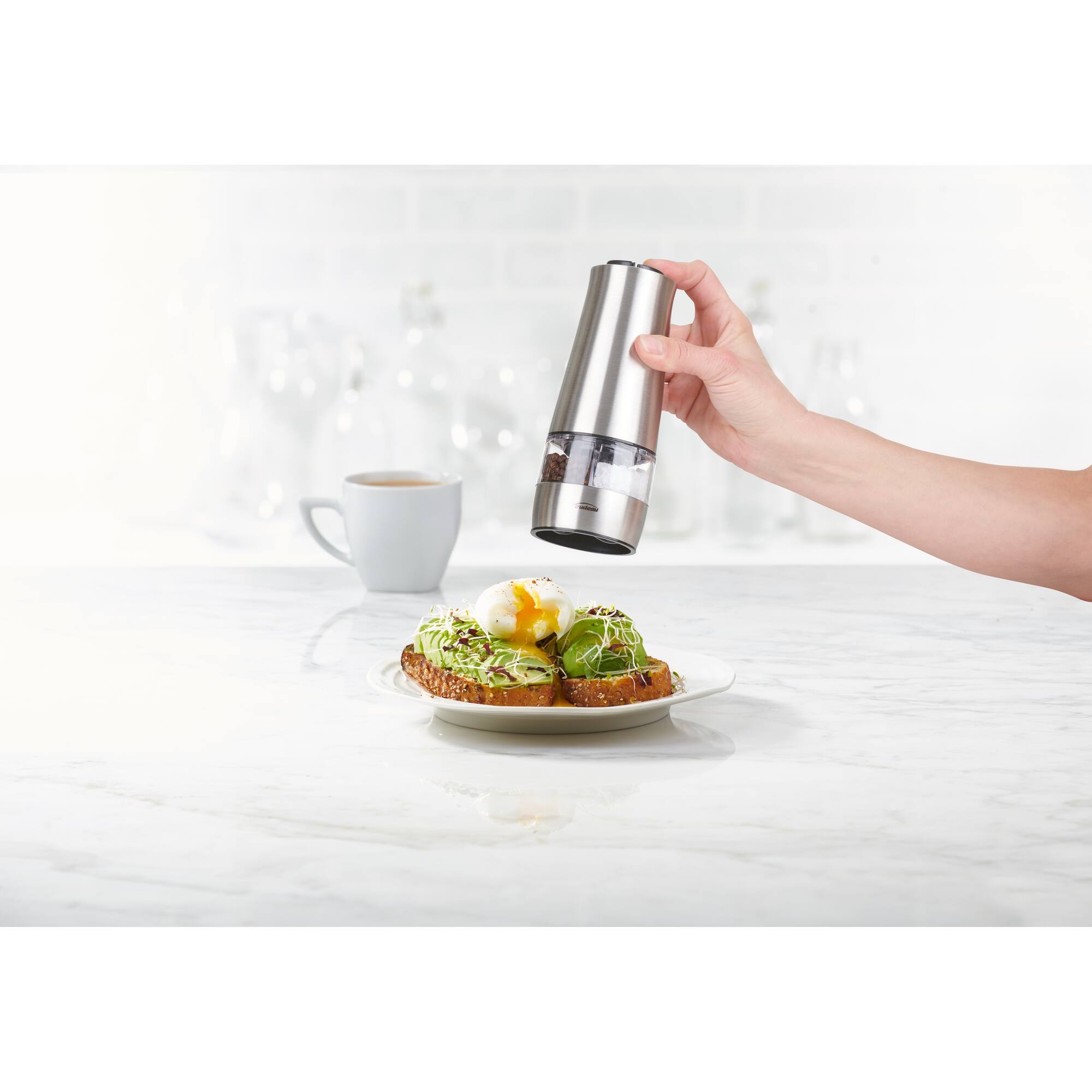 Trudeau® 7" Stainless Steel Duo Battery Mill